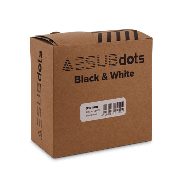 AESUB Dots Black & White