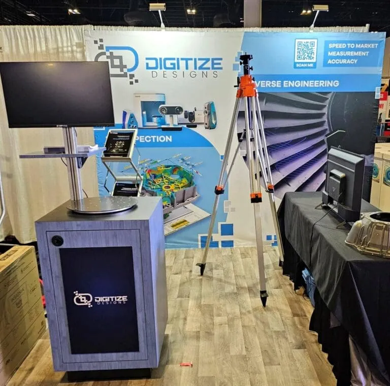 Digitize Designs booth at the IBEX 2023 maritime trade show in Tampa, FL