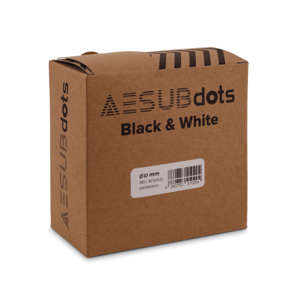 AESUBdots Black & White - 10mm