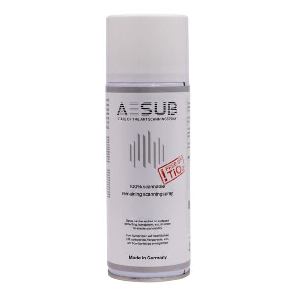 AESUB White Permanent 3D Scanning Spray