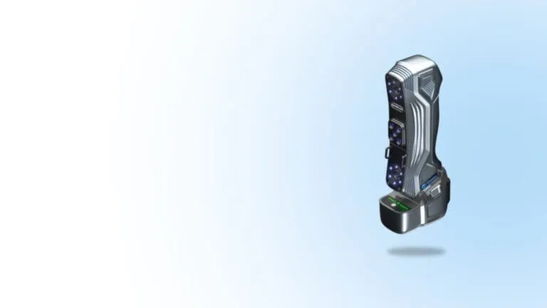 Handheld laser 3D scanner with a built-in display