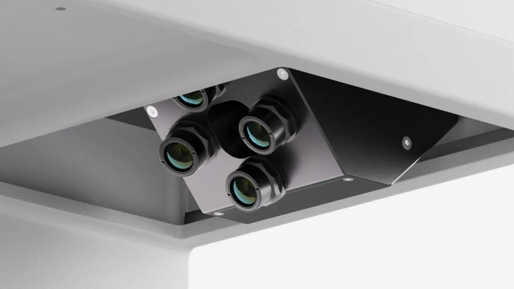 Artec 3D Micro II cameras zoomed in