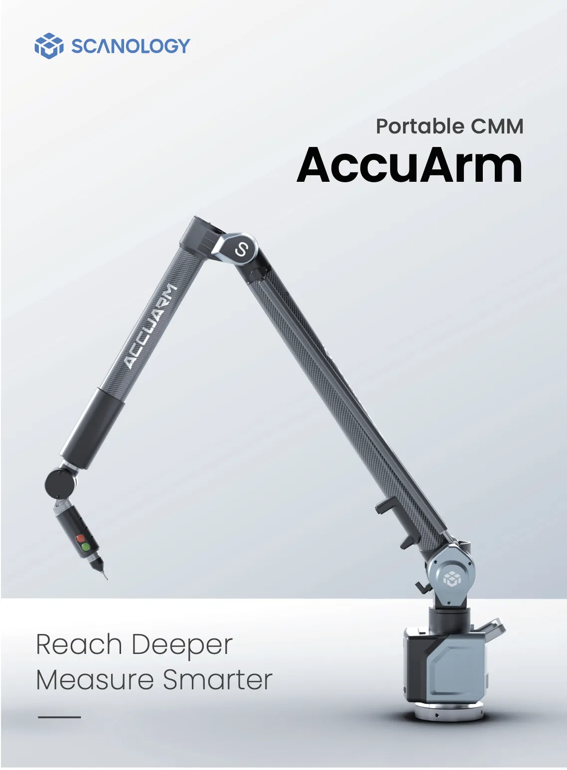 Scanology Portable CMM AccuArm Brochure front cover