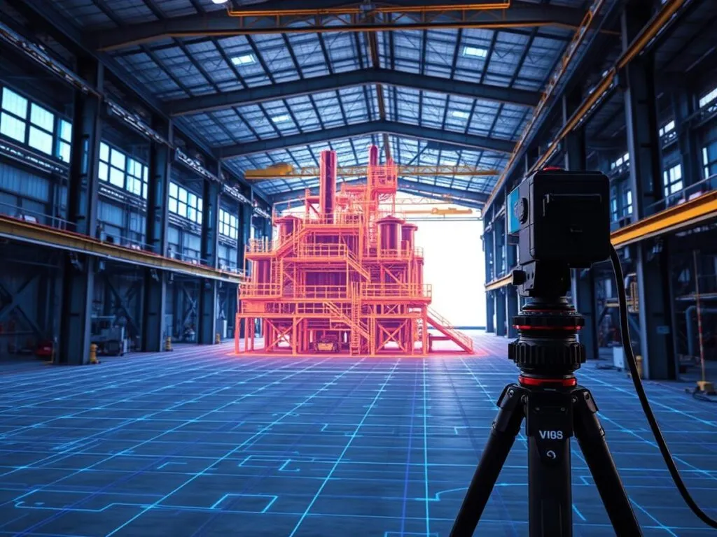 Long range 3D scanning for buildings and structures